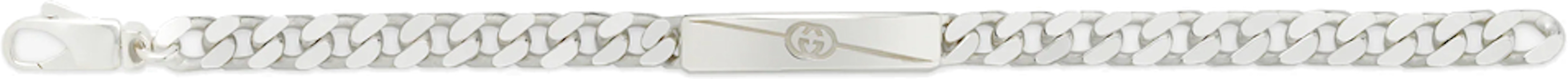 GUCCI 字母雕刻925純銀手鍊 情侶款 中性款 - 銀色 774054J84008106 Lookbook GUCCI 字母雕刻925純銀手鍊 情侶款 中性款 - 銀色 774054J84008106