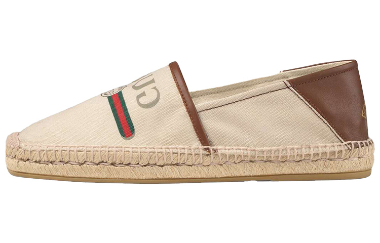 Gucci Logo Espadrille 'Brown' 523203-9SJ10-9075