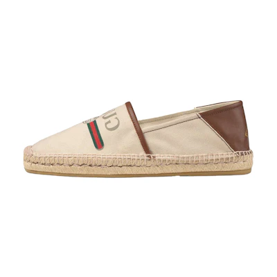 Gucci Logo Espadrille 'Brown'