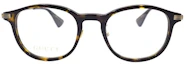 Buy GUCCI Logo Bingkai Kacamata Optikal Pria Coklat Metal Acetate Unik GG1471OJ002