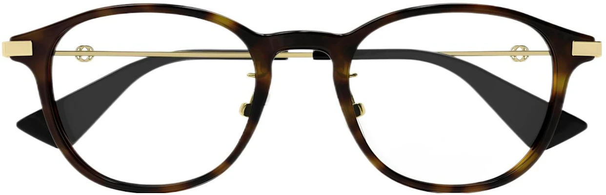 GUCCI Logo Bingkai Kacamata Optikal Pria Coklat Metal Acetate Unik GG1471OJ002 Lookbook GUCCI Logo Bingkai Kacamata Optikal Pria Coklat Metal Acetate Unik GG1471OJ002