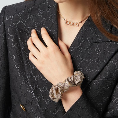 GUCCI Logo Letter Hair Tie Unisex Couple Style Multicolor. 7702923G001 Details for GUCCI Logo Letter Hair Tie Unisex Couple Style Multicolor. 7702923G001