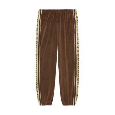 Gucci Logo Loose Jogger Knit Track Pants Brown 574097-XJA6U-2051