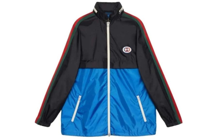 Gucci Logo Multicolor Zip-Up Hoodie Jacket for Men Floral Design 692938-Z8AYV-1043