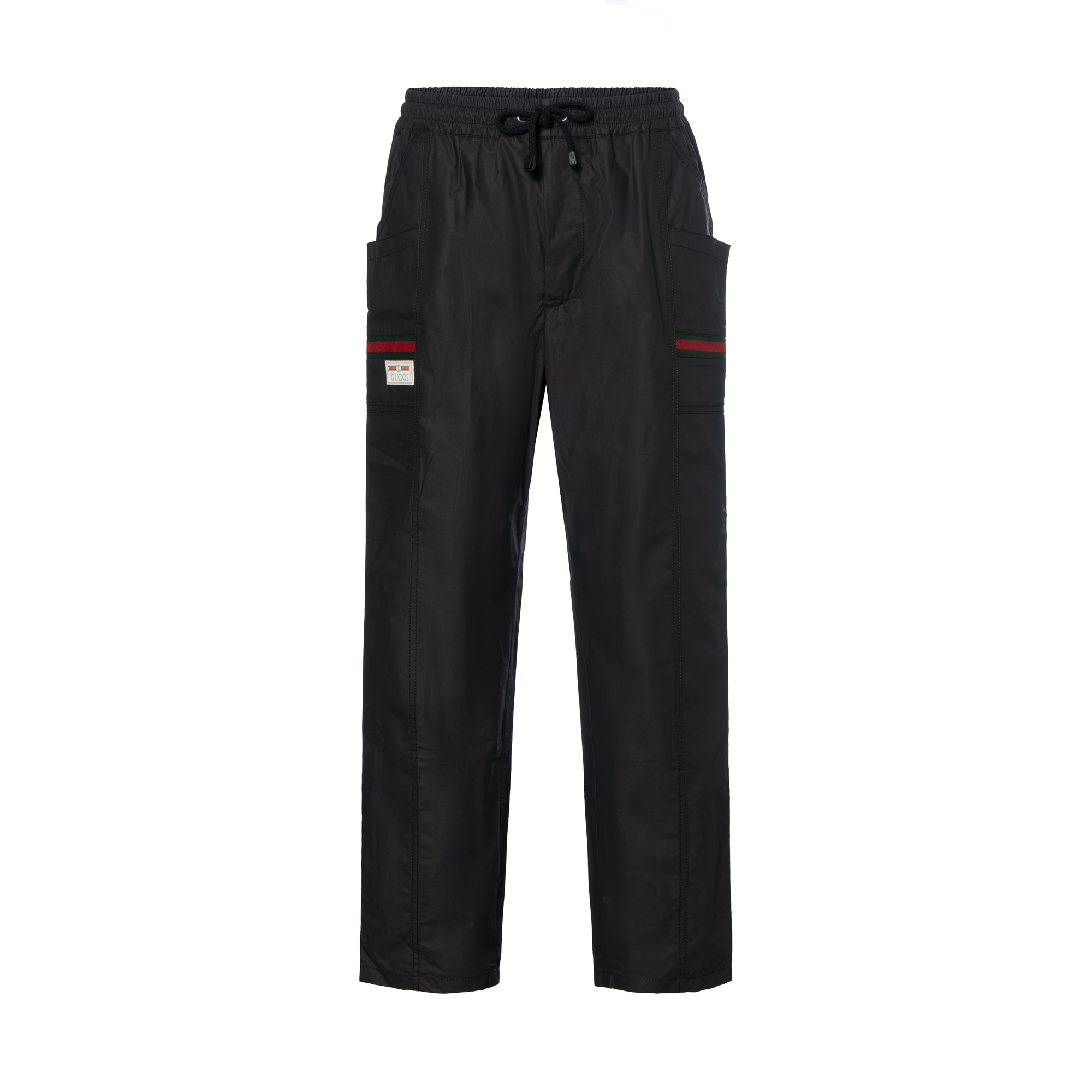 Gucci Logo Patch Drawstring Sweatpants Black 604171-XDBCH-1043