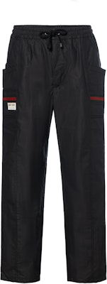 古驰徽标贴饰黑色束带运动裤 604171-XDBCH-1043 Buy 古驰徽标贴饰黑色束带运动裤 604171-XDBCH-1043