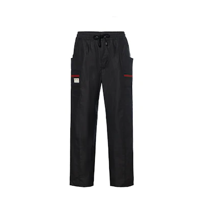 Gucci Logo Patch Drawstring Sweatpants Black 604171-XDBCH-1043