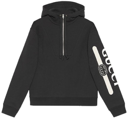 グッチ ロゴプリント ブラックフーディ 627079-XJCOH-1059 Buy グッチ ロゴプリント ブラックフーディ 627079-XJCOH-1059