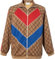 Gucci Logo Print Brown Long Sleeve Jacket for Men 523488-X9V34-2035 Gucci Logo Print Brown Long Sleeve Jacket for Men 523488-X9V34-2035