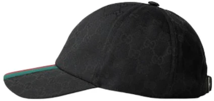 Lookbook GUCCI Topi Kanvas Logo Unisex Gaya Pasangan Hitam. 7890164HBCP1066