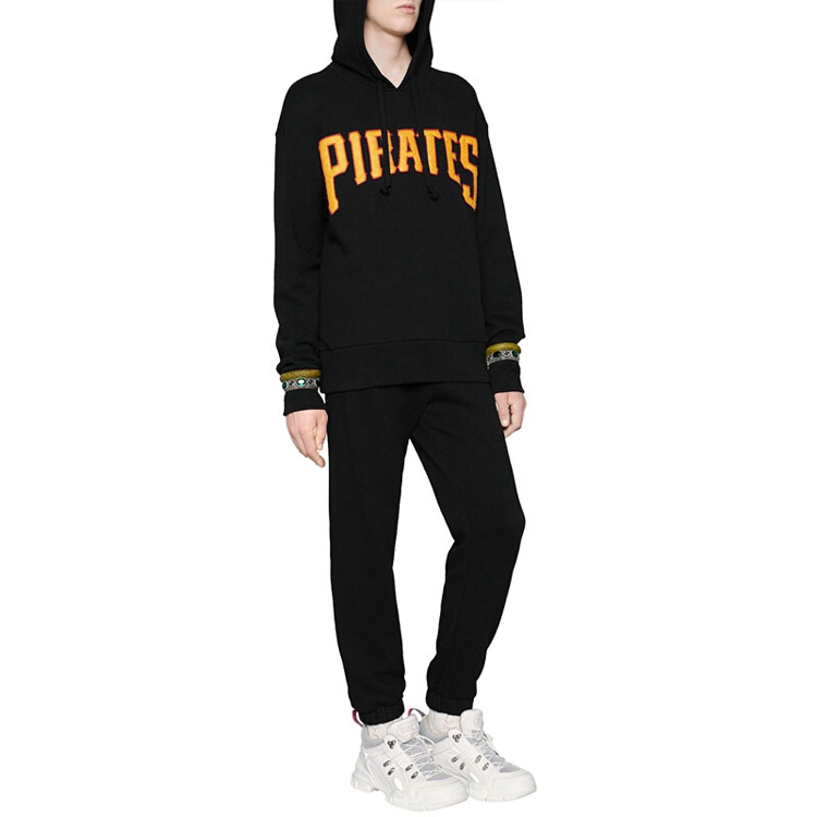 Details for GUCCI Logo Print Casual Knit Track Pants Black 497252 X3Q37 1082