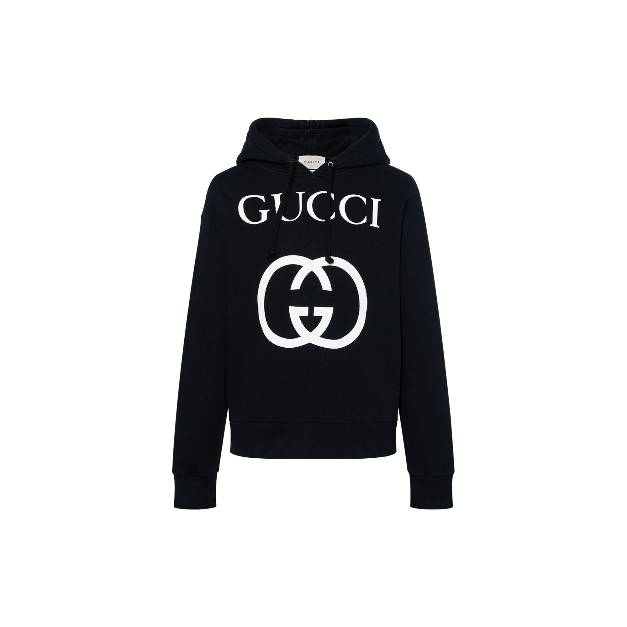 Gucci Logo Print Hoodie Black 475374-X3Q25-1289