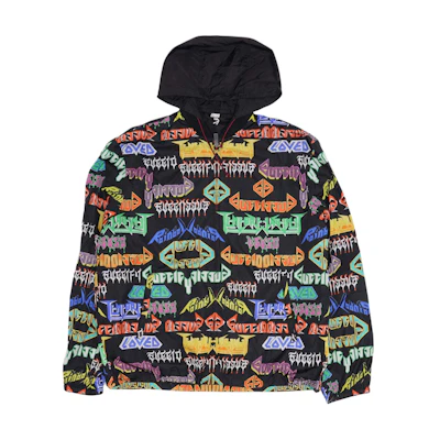Gucci Logo Print Hoodie Zip-Up Jacket Multicolor 546344-ZAAH3-1868