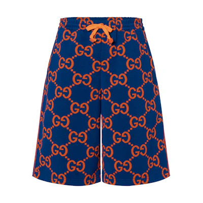 Gucci Logo Print Relaxed Fit Casual Shorts for Men 752172XJFSO-4102