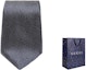 Details for GUCCI Logo Print Silk Tie for Men - Grey 408865-4E002-1263