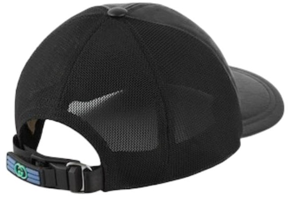 구찌 로고 프린트 폴리에스터 블랙 남성용 야구 모자 7804934HA8M1060 Shop 구찌 로고 프린트 폴리에스터 블랙 남성용 야구 모자 7804934HA8M1060