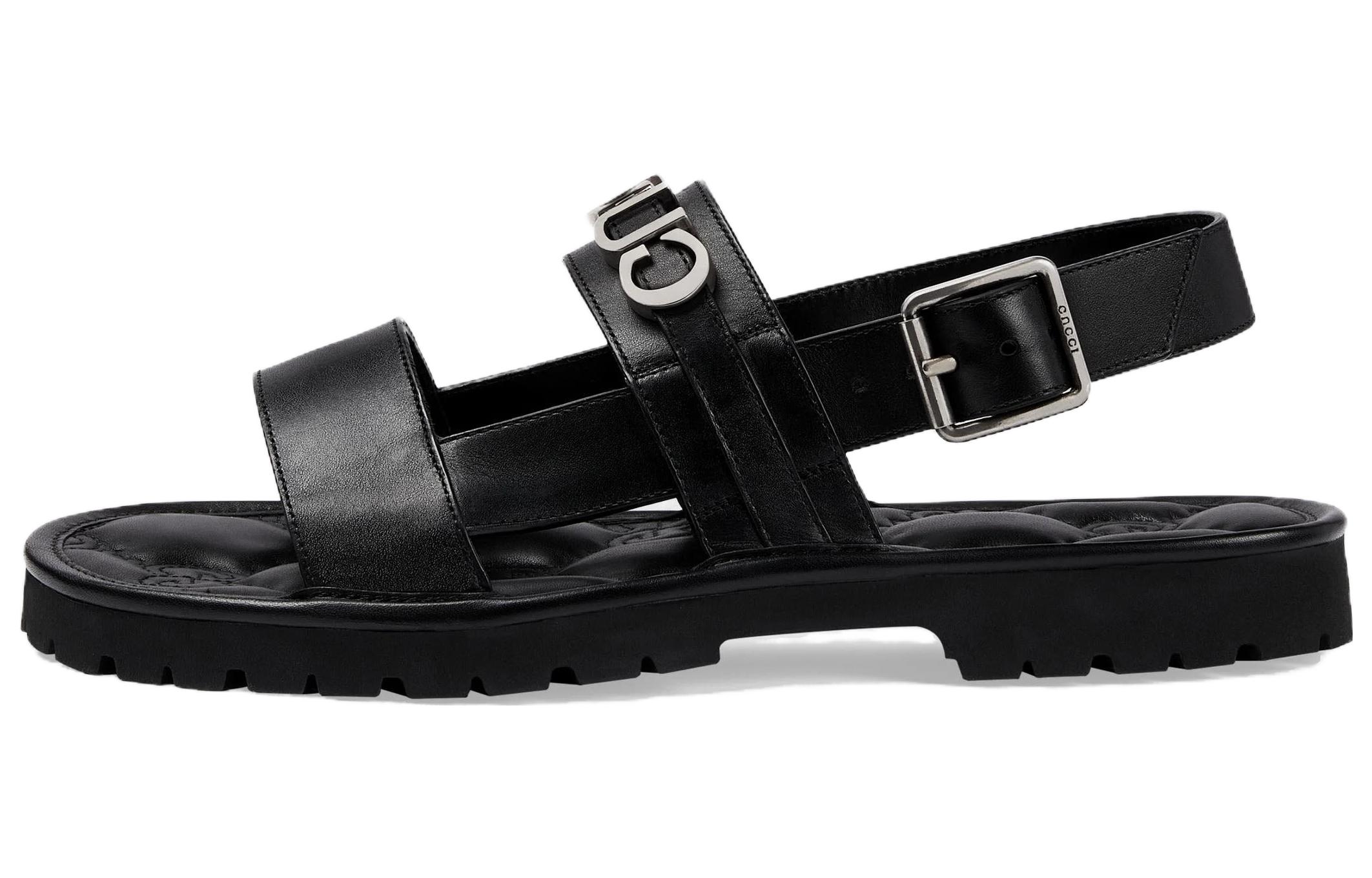 Gucci Logo Sandal 'Black' 744977-DTN00-1000