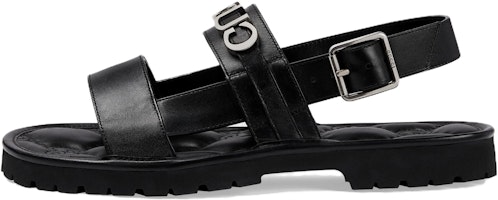 Gucci Logo Sandal 'Black' 744977-DTN00-1000 Gucci Logo Sandal 'Black' 744977-DTN00-1000