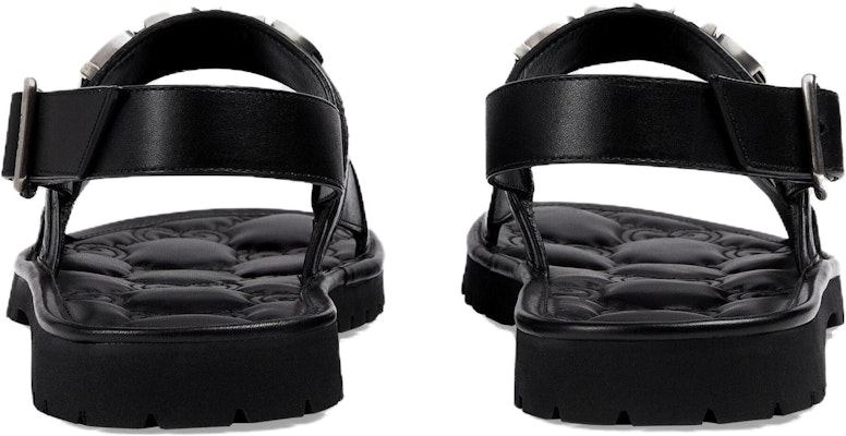 Gucci Logo Sandal 'Black' 744977-DTN00-1000 Shop Gucci Logo Sandal 'Black' 744977-DTN00-1000