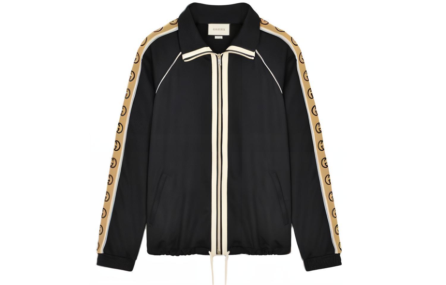 Gucci Logo Stripe Track Jacket Black 598861XJBZ8-1082