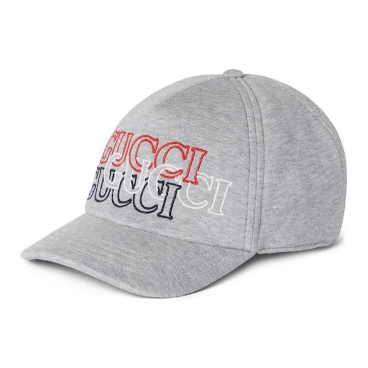 Order GUCCI Logo Viscose Baseball Cap Unisex Couple Style Grey 7885484HA9W