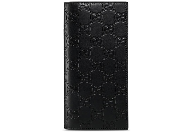 Gucci Long Wallet Signature Black