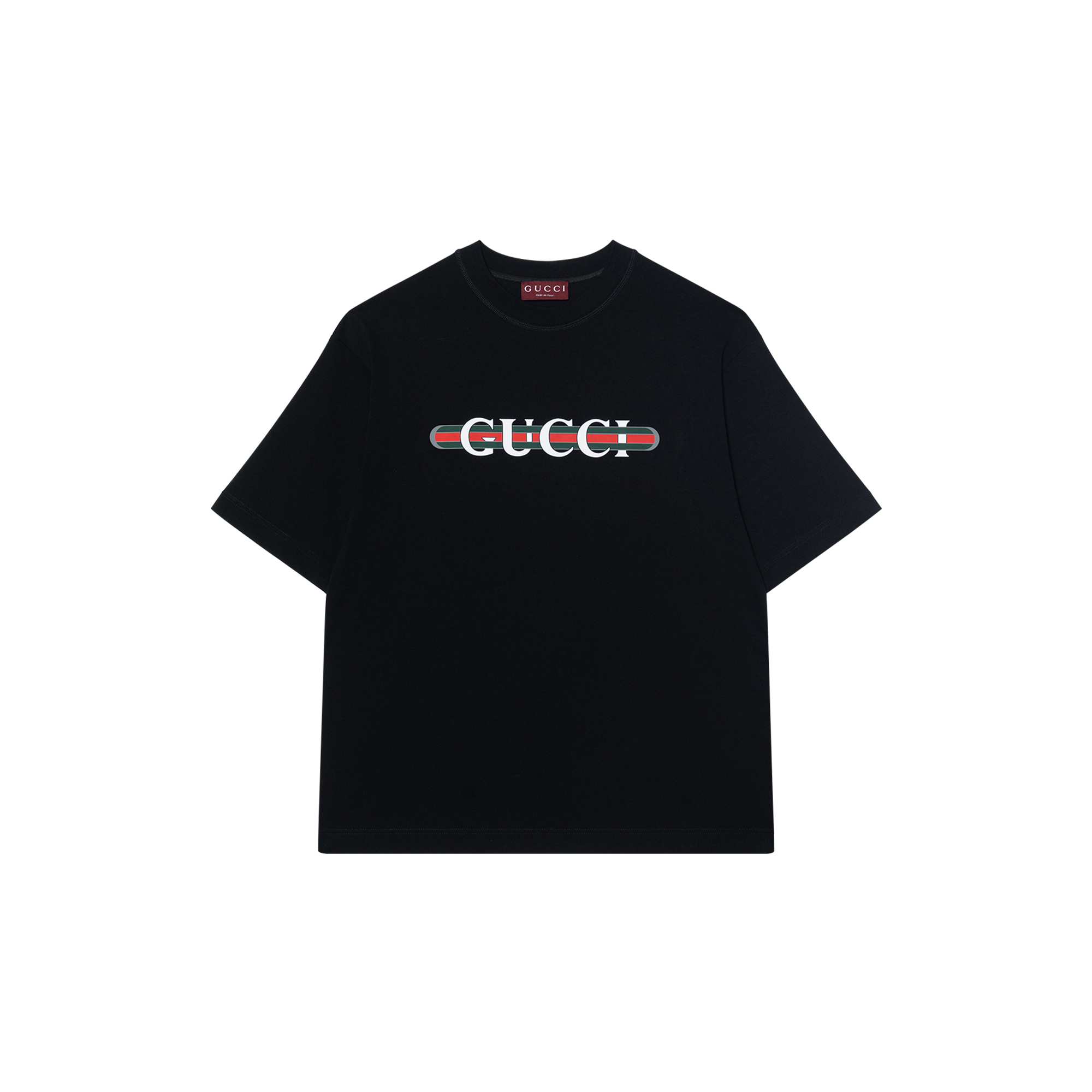 Gucci Loose Fit Black T-Shirt with Logo 784361-XJGTE-1152