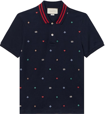 Gucci 寬鬆版型海軍藍條紋短袖POLO衫 574085-XJBAA-4437 Buy Gucci 寬鬆版型海軍藍條紋短袖POLO衫 574085-XJBAA-4437