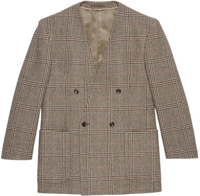 Gucci Love Parade DSM Exclusivo Blazer Príncipe de Gales Cuadro Marrón 697719-ZAHJ2-9115 Buy Gucci Love Parade DSM Exclusivo Blazer Príncipe de Gales Cuadro Marrón 697719-ZAHJ2-9115