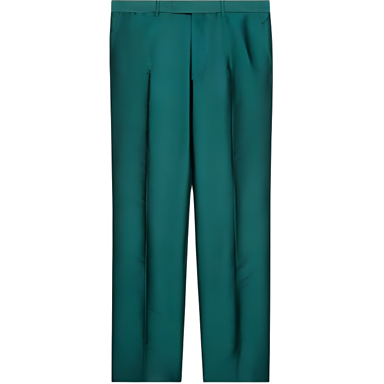Gucci Love Parade FW22 Green Slim Straight Casual Pants 649614-ZAIMC-3089