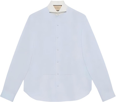 Gucci Love Parade FW22 Baju Santai Kapas Biru Muda Lengan Panjang 685979-ZAJFM-4375 Buy Gucci Love Parade FW22 Baju Santai Kapas Biru Muda Lengan Panjang 685979-ZAJFM-4375