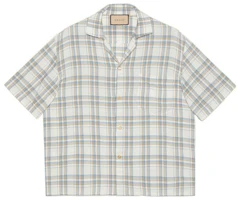 GUCCI Love Parade SS22 Checkered Short Sleeve Shirt Ivory White (). 685946-ZAIKH-9738 GUCCI Love Parade SS22 Checkered Short Sleeve Shirt Ivory White (). 685946-ZAIKH-9738