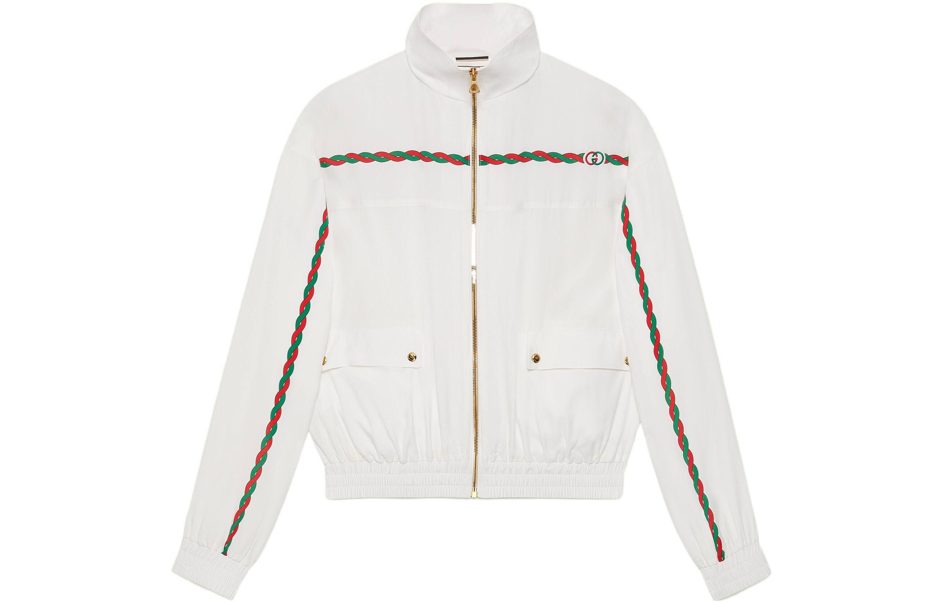 Gucci Love Parade SS22 Double G Logo Jacket White - 685813-ZAIY6-9743