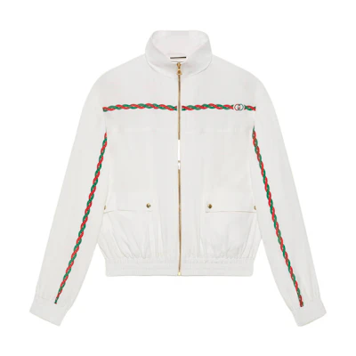 Gucci Love Parade SS22 Double G Logo Jacket White - 685813-ZAIY6-9743