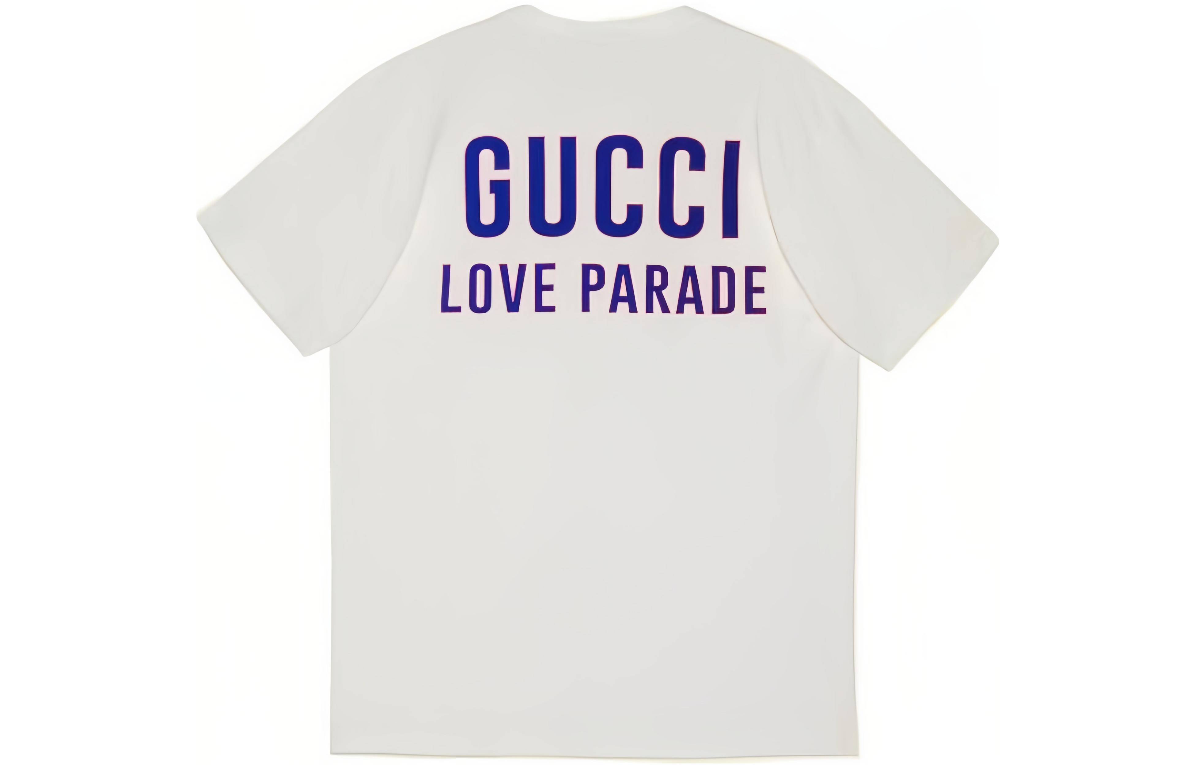 Gucci Love Parade SS22 DSM Exclusive Ivory Logo Print T-Shirt 548334-XJEQF-9750