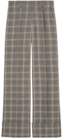 Gucci Lovelight FW22 Grey Plaid Relaxed Straight-Leg Pants 694118-ZAILW-1136 Gucci Lovelight FW22 Grey Plaid Relaxed Straight-Leg Pants 694118-ZAILW-1136