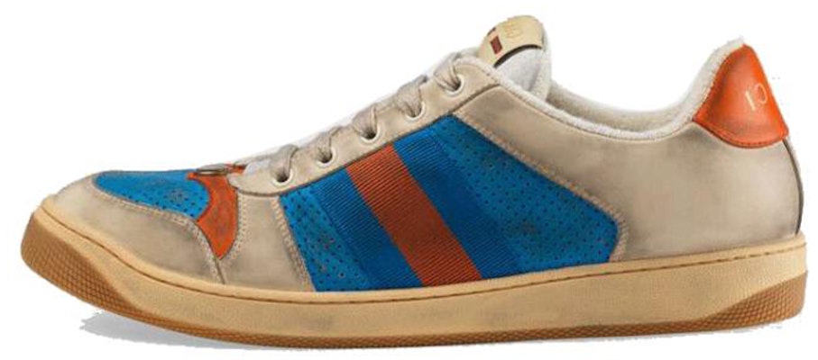 Gucci Low-Top Sneaker 'Mesh Patchwork Brown Blue' 431942-A38G0-9581 Buy Gucci Low-Top Sneaker 'Mesh Patchwork Brown Blue' 431942-A38G0-9581
