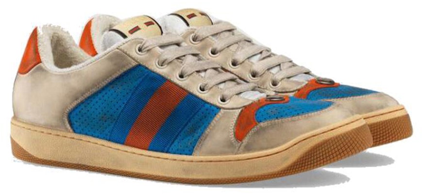 Gucci Low-Top Sneaker 'Mesh Patchwork Brown Blue' 431942-A38G0-9581 Order Gucci Low-Top Sneaker 'Mesh Patchwork Brown Blue' 431942-A38G0-9581