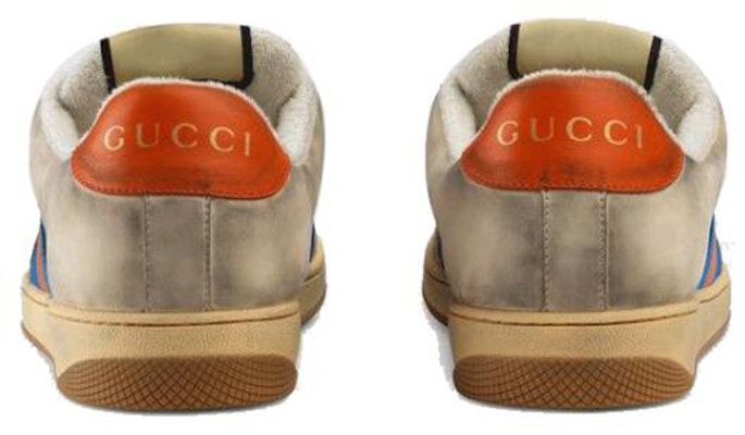Gucci Low-Top Sneaker 'Mesh Patchwork Brown Blue' 431942-A38G0-9581 Shop Gucci Low-Top Sneaker 'Mesh Patchwork Brown Blue' 431942-A38G0-9581