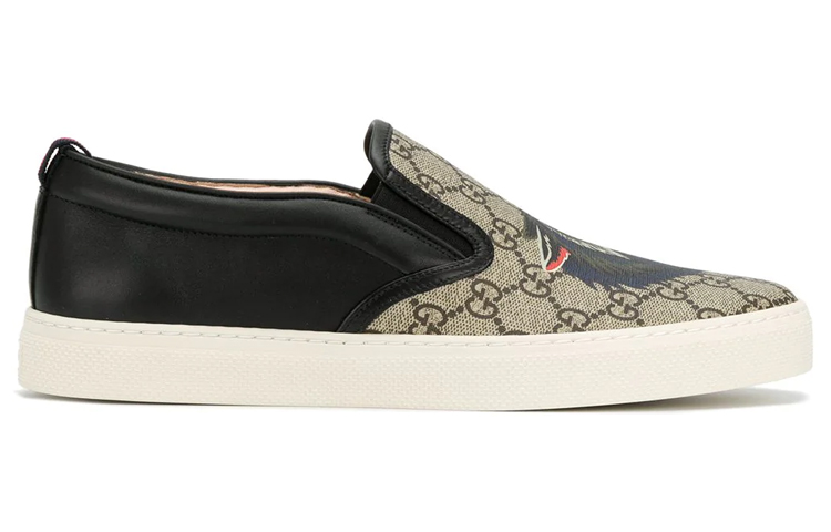 Order Zapatillas Gucci Low-Top 'Logo Lobo - Marrón' 497105-9JB10-8960