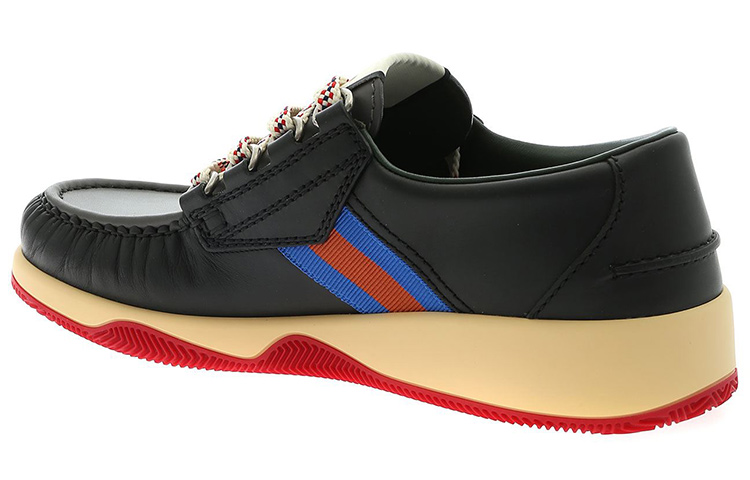 Order Gucci Sepatu Rendah Tali 'Fashion Hitam' 575399-D60C0-1072