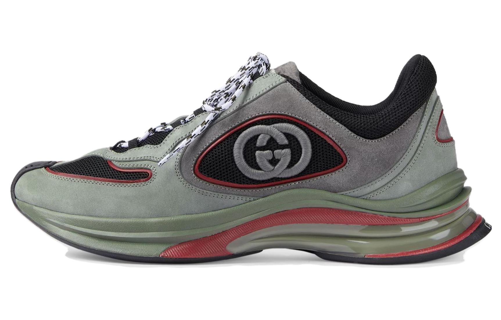 Gucci Low Top Lace-up 'Grey Green' 749785-AACSK-1544