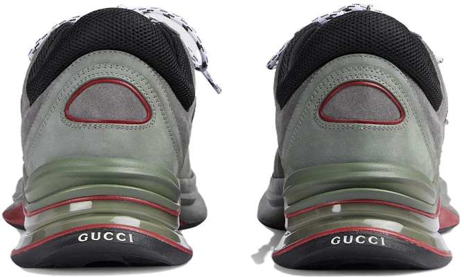 Gucci Baskets Basses Lacets ''Gris Vert'' 749785-AACSK-1544 Shop Gucci Baskets Basses Lacets ''Gris Vert'' 749785-AACSK-1544