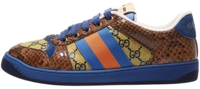 Gucci 蓝棕色低帮运动鞋 Screener 674530-FAA2I-7044 Buy Gucci 蓝棕色低帮运动鞋 Screener 674530-FAA2I-7044