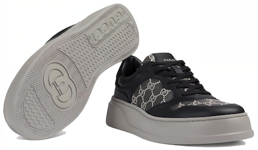 구찌 블랙 컴포트 로우탑 스니커 669582-AACOD-1072 Details for 구찌 블랙 컴포트 로우탑 스니커 669582-AACOD-1072