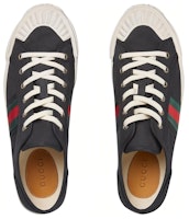 GUCCI古馳 棉 圓頭系帶 徽標壓花 低幫 板鞋 男款 黑色 Shop GUCCI古馳 棉 圓頭系帶 徽標壓花 低幫 板鞋 男款 黑色