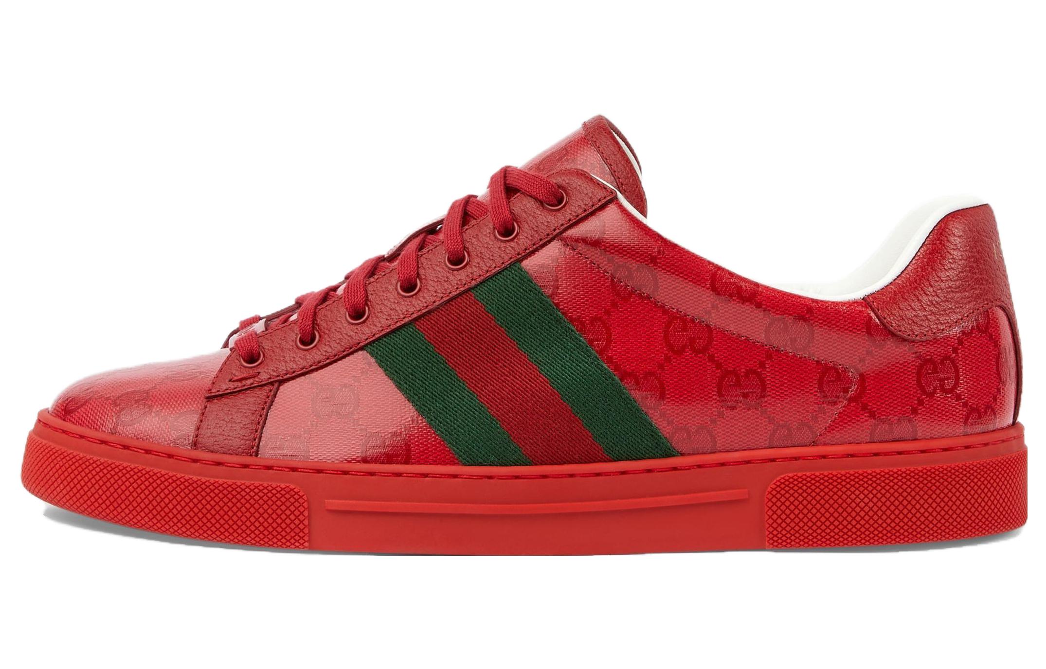 Gucci Ace 'GG Crystal Canvas - Red' 760775-FACRF-6943