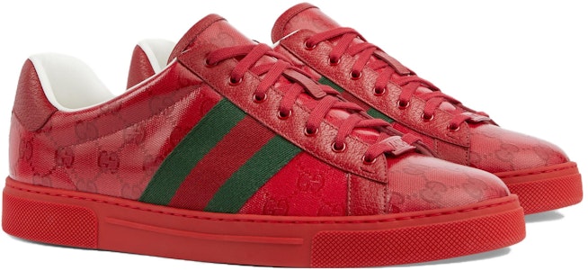 구찌 에이스 GG 크리스탈 캔버스 (레드) 760775-FACRF-6943 Order 구찌 에이스 GG 크리스탈 캔버스 (레드) 760775-FACRF-6943