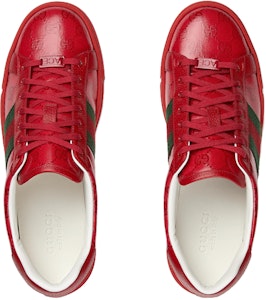 구찌 에이스 GG 크리스탈 캔버스 (레드) 760775-FACRF-6943 Lookbook 구찌 에이스 GG 크리스탈 캔버스 (레드) 760775-FACRF-6943