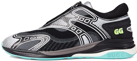 Gucci Low Top Sneakers 'Black Blue' 623109-H9T20-8485 Gucci Low Top Sneakers 'Black Blue' 623109-H9T20-8485